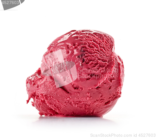 Image of red cherry ice cream 