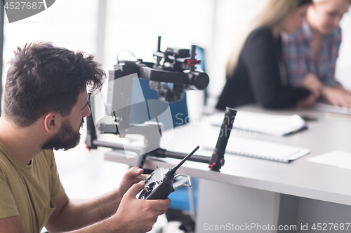 Image of videographer at work