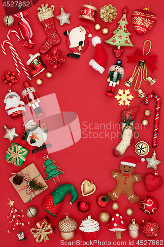 Image of Christmas Background Border