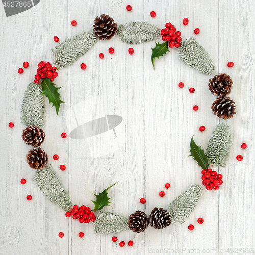 Image of Abstract Christmas Wreath