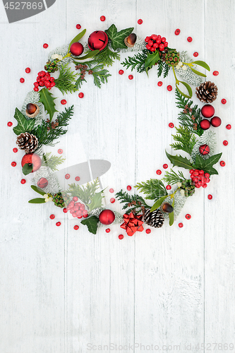 Image of Abstract Christmas Wreath