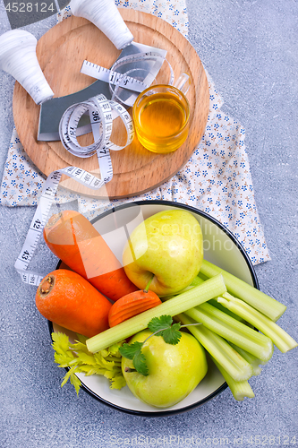 Image of ingredients for salad