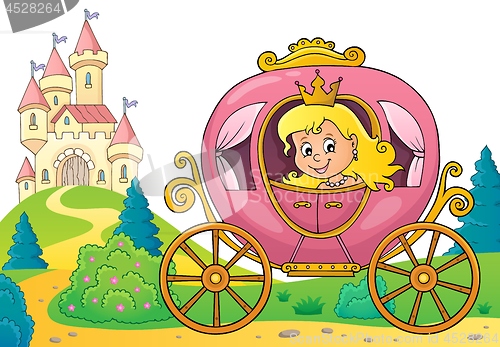 Image of Princess in carriage theme image 3