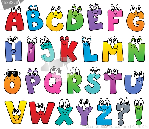 Image of Cartoon alphabet topic image 1
