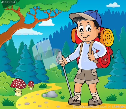 Image of Image with hiker boy topic 2