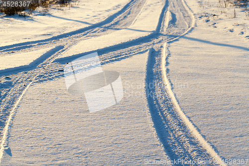 Image of Road in the snow