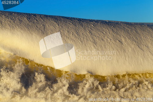 Image of drifts of snow, winter