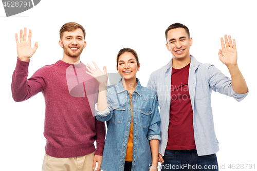 Image of group of smiling friends