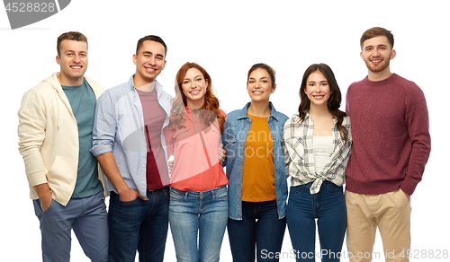 Image of group of smiling friends
