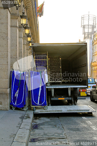 Image of Laundry Delivery Truck