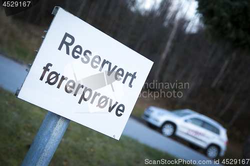 Image of Reserved Driving Test