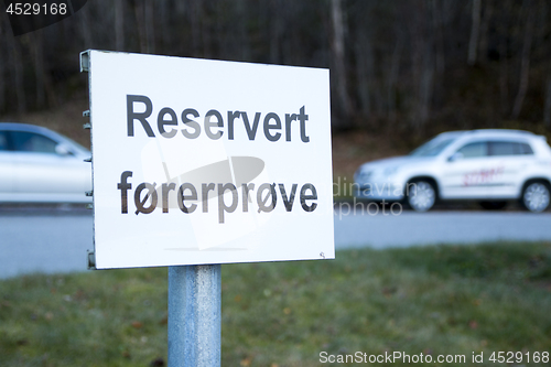 Image of Reserved Driving Test