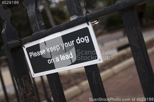 Image of Keep Your Dog in a Lead