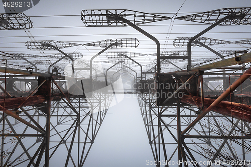 Image of Duga Antenna Complex in Chernobyl Exclusion zone 2019