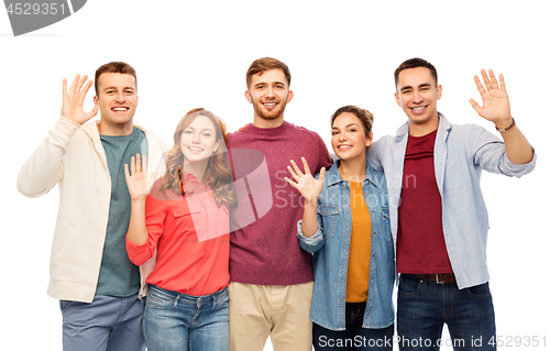 Image of group of smiling friends