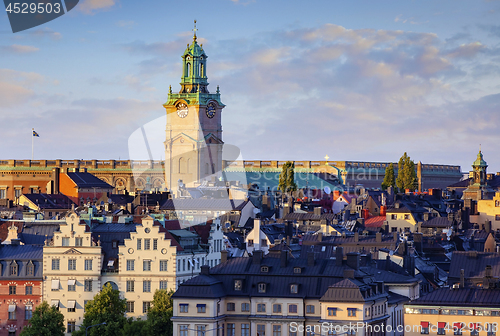 Image of View of Stockholm Sweden early morning