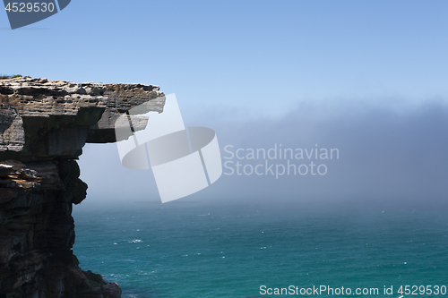 Image of Eagle Rock and the mysterious sea fog