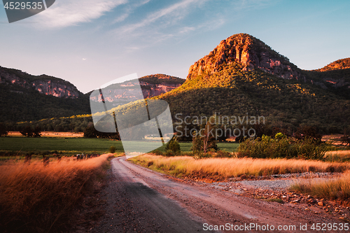 Image of Late afternoon sun in the valley