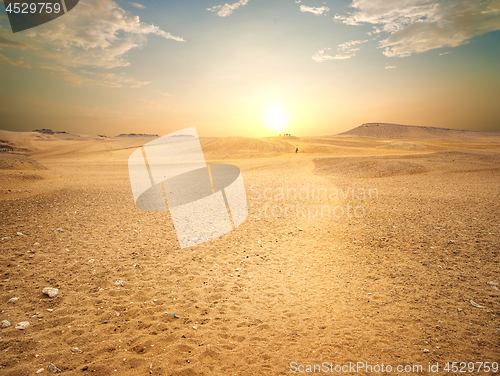 Image of Sandy desert in Egypt