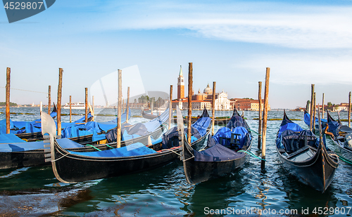 Image of Gondolas in Venice