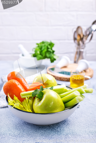 Image of ingredients for salad