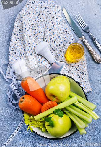 Image of ingredients for salad