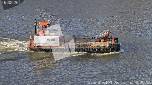 Image of Construction Barge