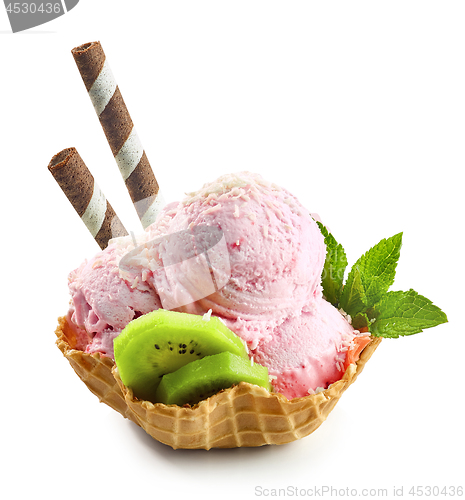 Image of strawberry ice cream