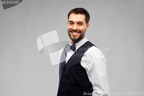 Image of happy man in party clothes