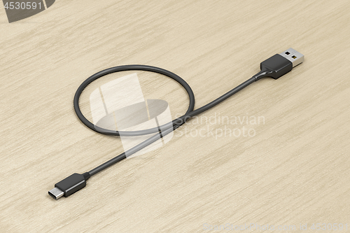 Image of Usb-a to usb-c cable