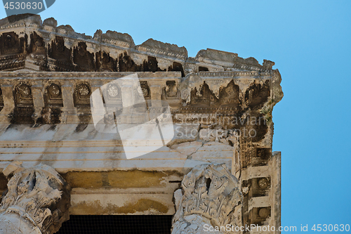 Image of PULA, CROATIA - JULY 3, 2016: Temple Of Augustus in Pula