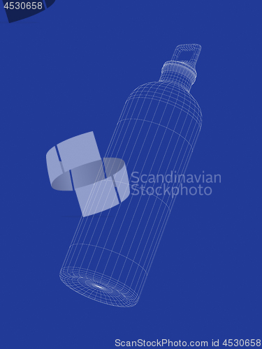 Image of 3d sport water bottle