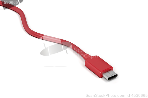 Image of Red USB-C cable
