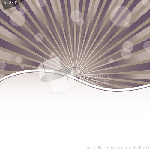 Image of Abstract background template with sun baubles and strip