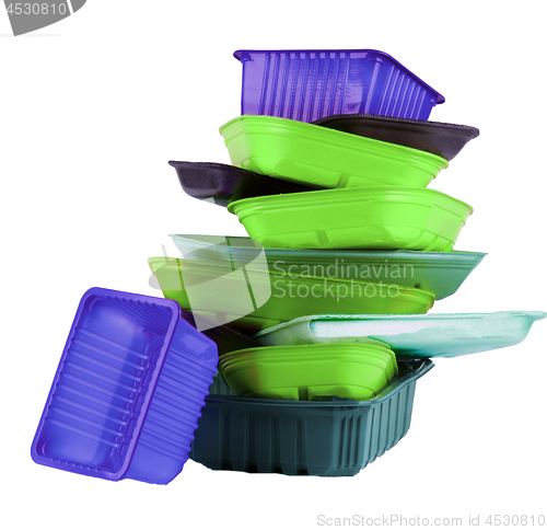 Image of Empty Recycled Trays
