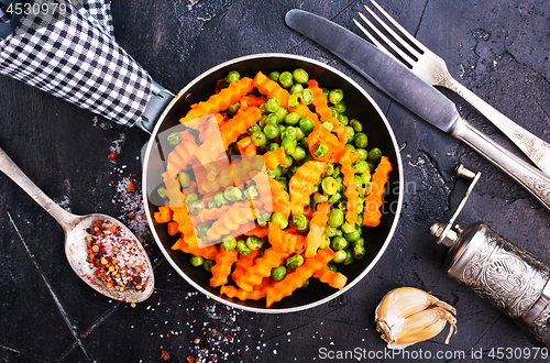 Image of fried corn with carrot