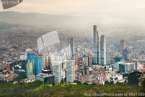 Image of Bogota, Colombia cloudy day