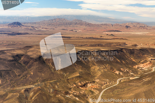 Image of aerial view of grand canyon from helicopter