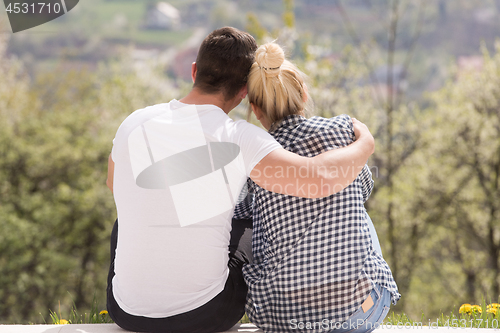 Image of couple enjoying morning coffee