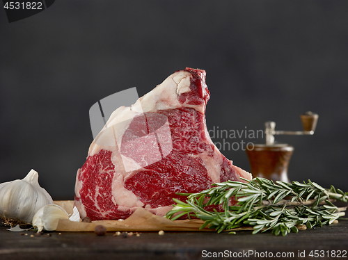 Image of fresh raw beef steak meat