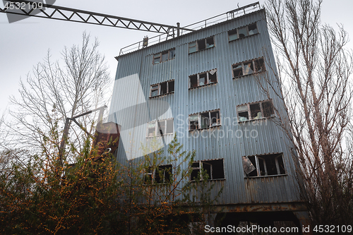 Image of Abandoned cement factory near Chernobyl Nuclear Power Plant