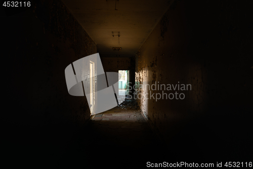 Image of Abandoned corridor in Pripyat Hospital, Chernobyl Exclusion Zone 2019