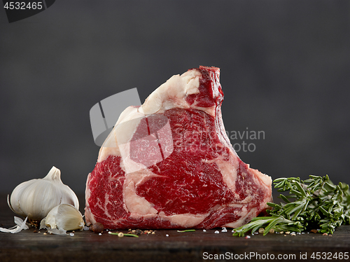 Image of fresh raw beef steak