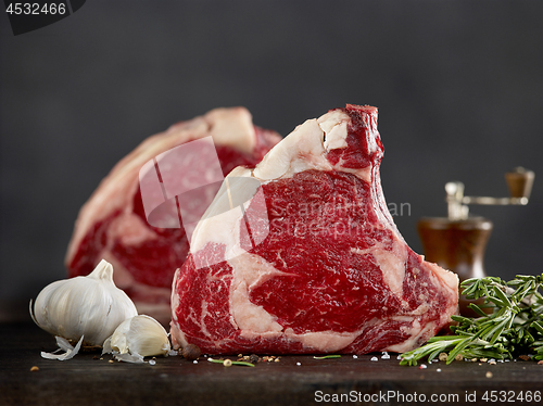 Image of fresh raw beef steak meat