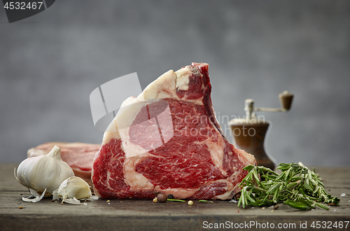 Image of fresh raw beef steak meat