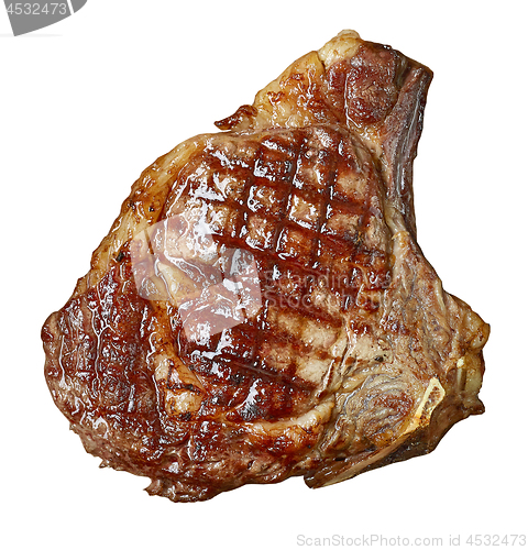 Image of grilled juicy beef steak meat