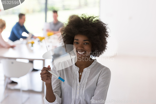 Image of Multiethnic startup Business Team At A Meeting at modern office 