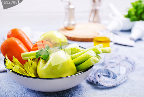 Image of ingredients for salad