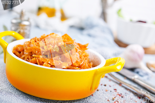 Image of fried cabbage