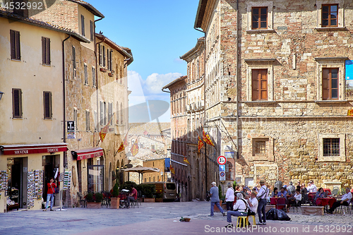 Image of View of Montepulciano Piazza Grande 